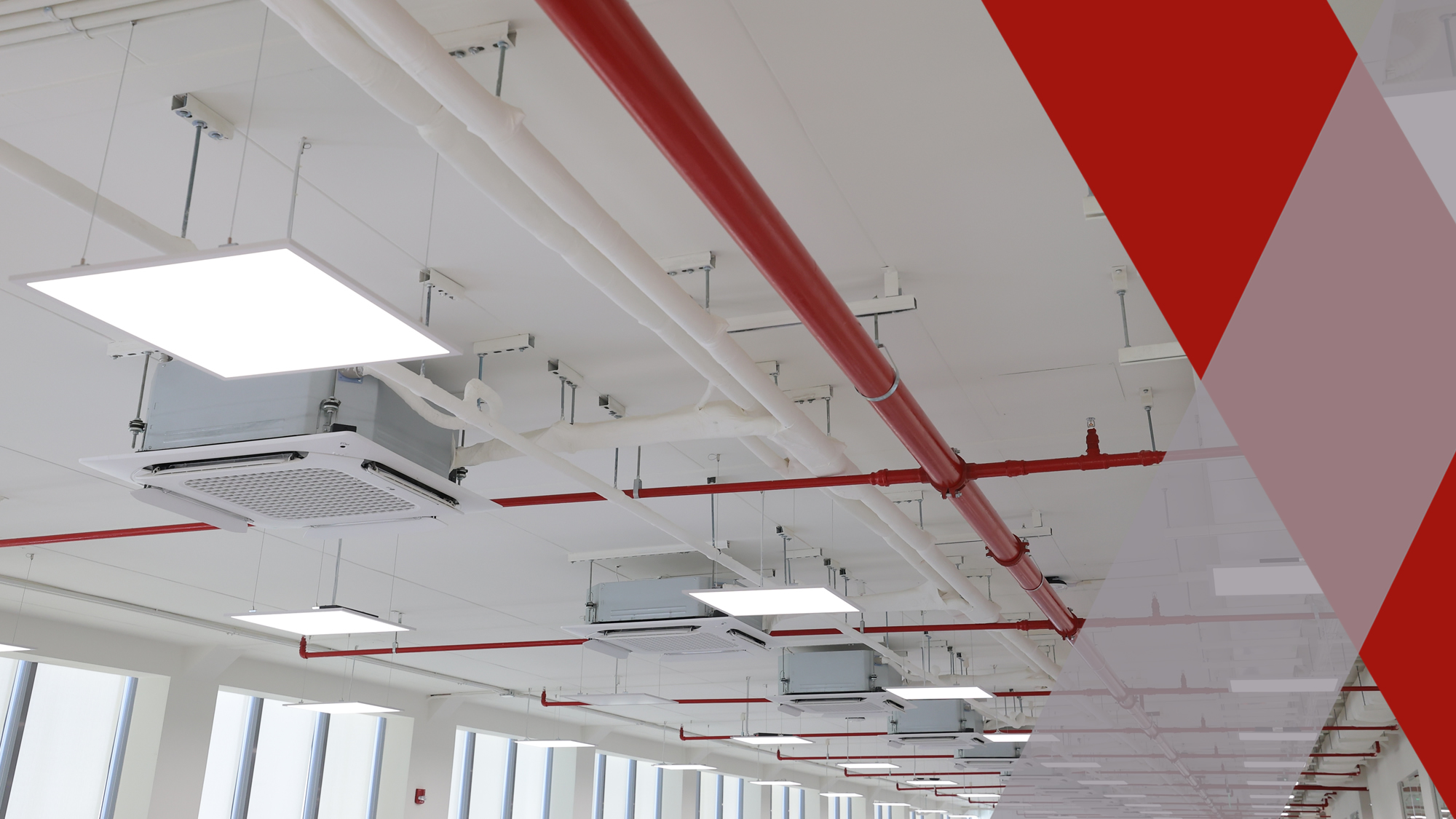 Commercial fire sprinkler system