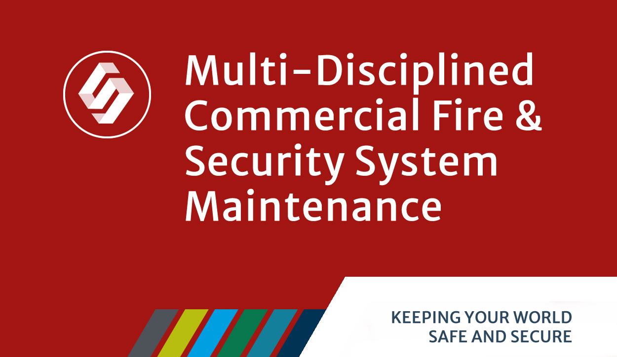 Commercial fire and security system maintenance