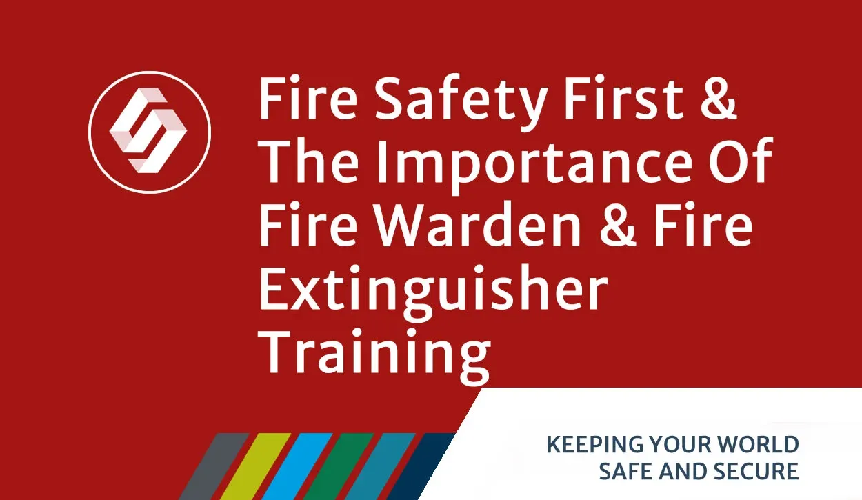 SS Systems graphic highlighting the importance of fire warden and fire extinguisher training